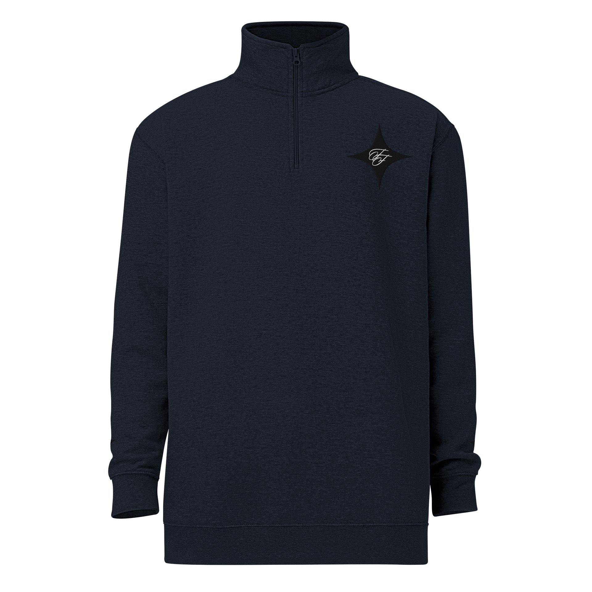 F&F Star Fleece Quarter-Zip (BLK) product image (4)