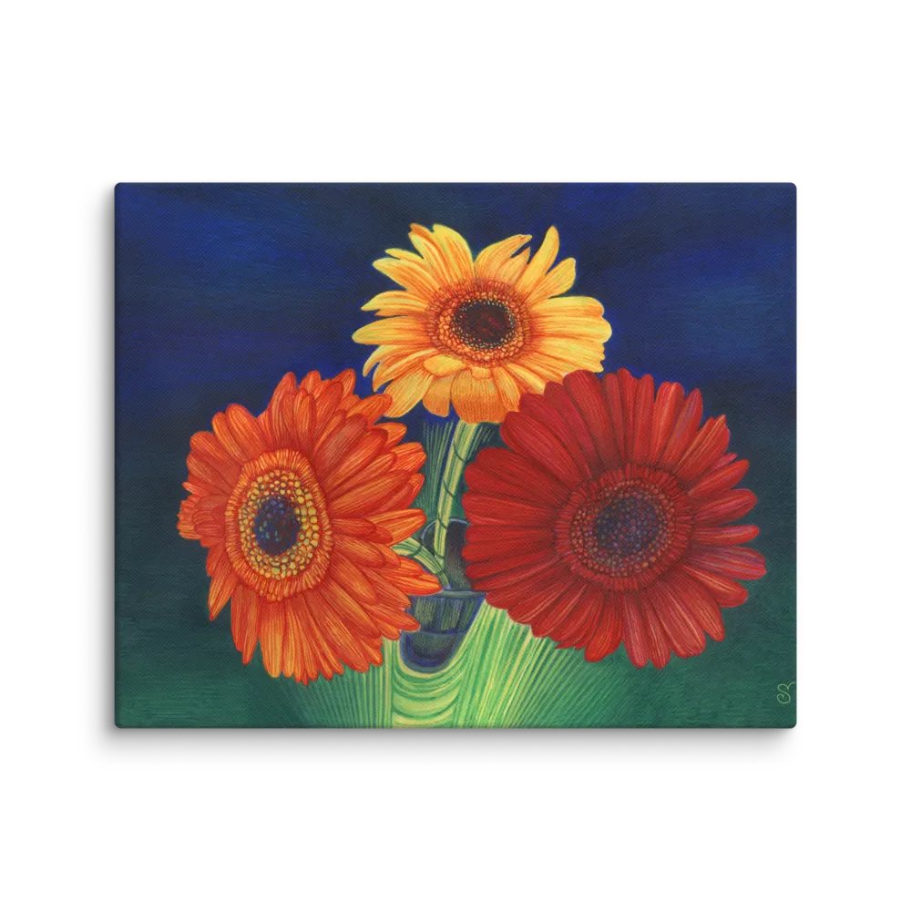 Blank Canvas: Unleash Your Creativity - 3 Bright Gerberas product image (1)