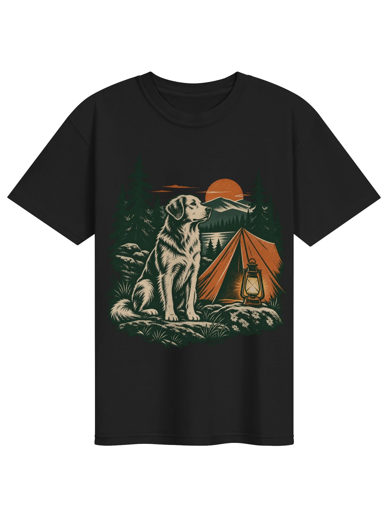 Camp Watch Golden Retriever Tee product image (1)