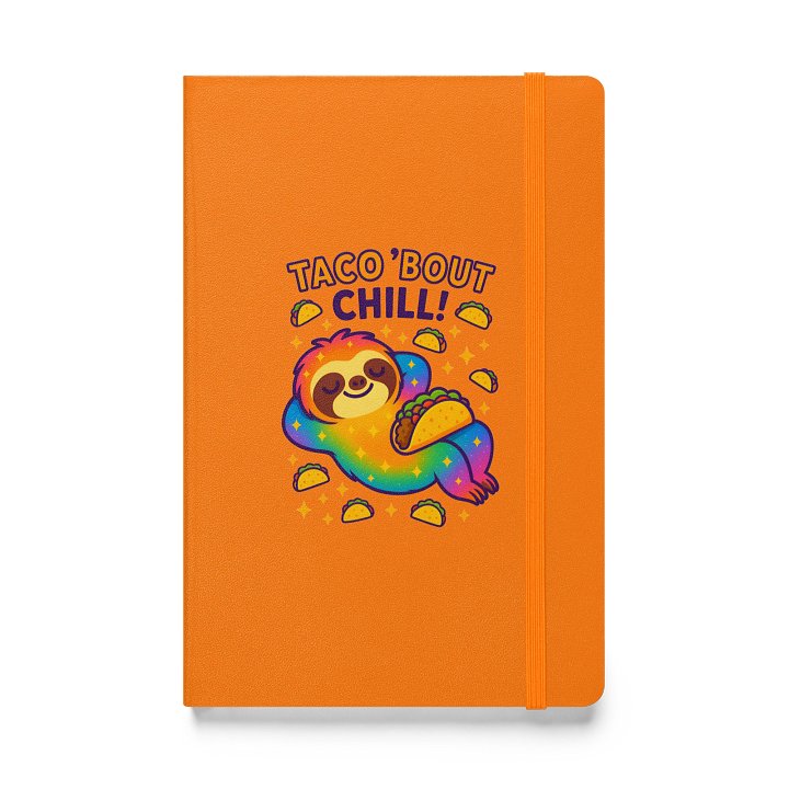 Taco 'Bout Chill – Funny Sloth Taco Journal | Sloths Having Snacks Collection product image (1)