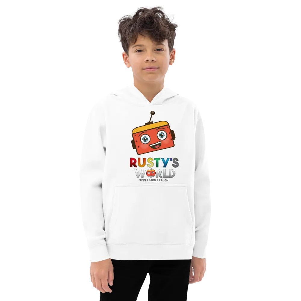 Rusty's World Fleece Pullover – Featuring Leo & Rusty product image (1)