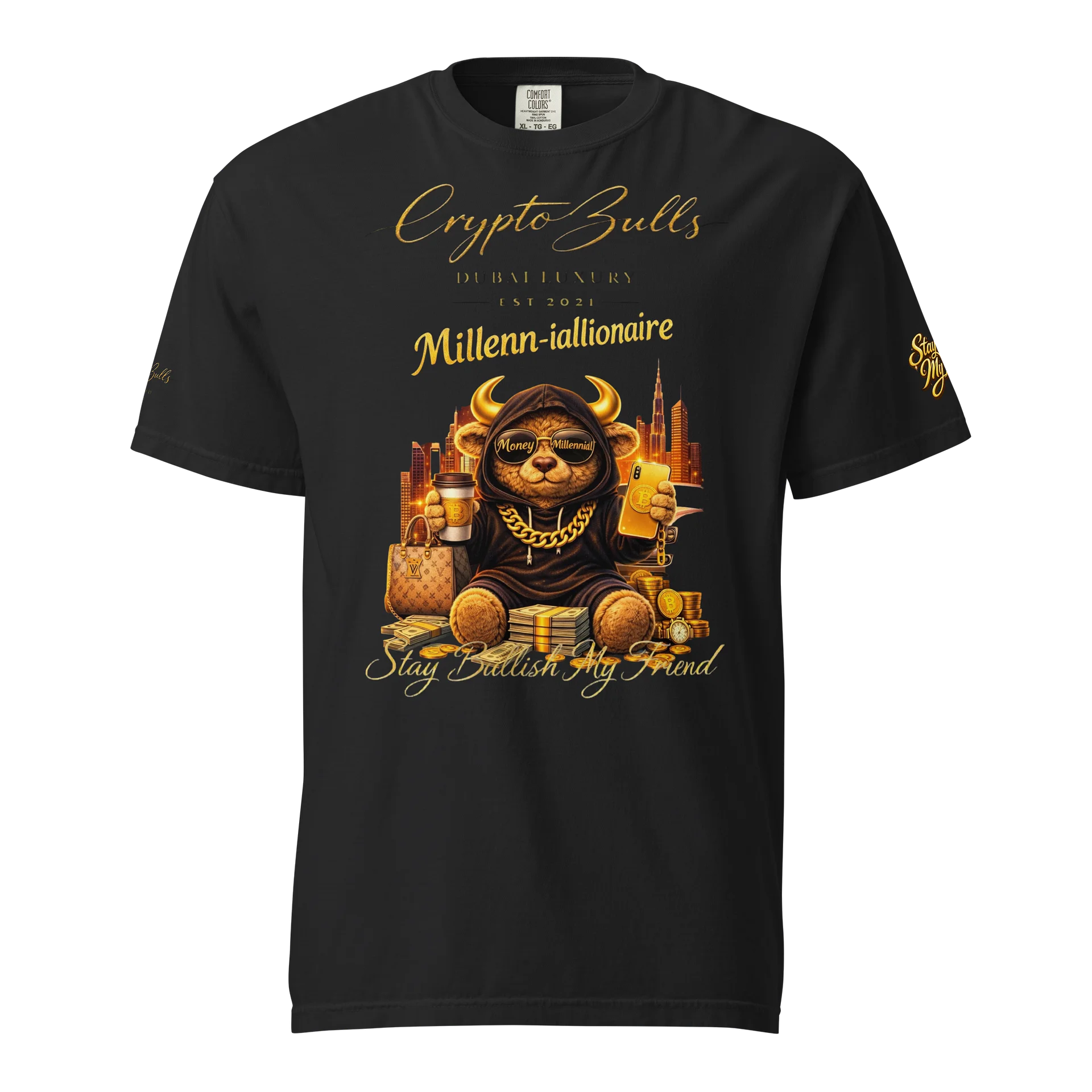 Bullish Millenn-iollonaire Teddy Bull Tshirt - Bullish Collection product image (2)