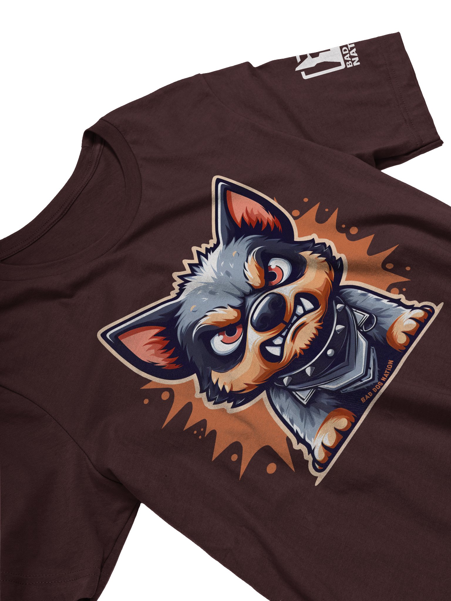 Australian Cattle Dog/Blue Heeler Angry Pup - Premium Unisex T-shirt product image (2)