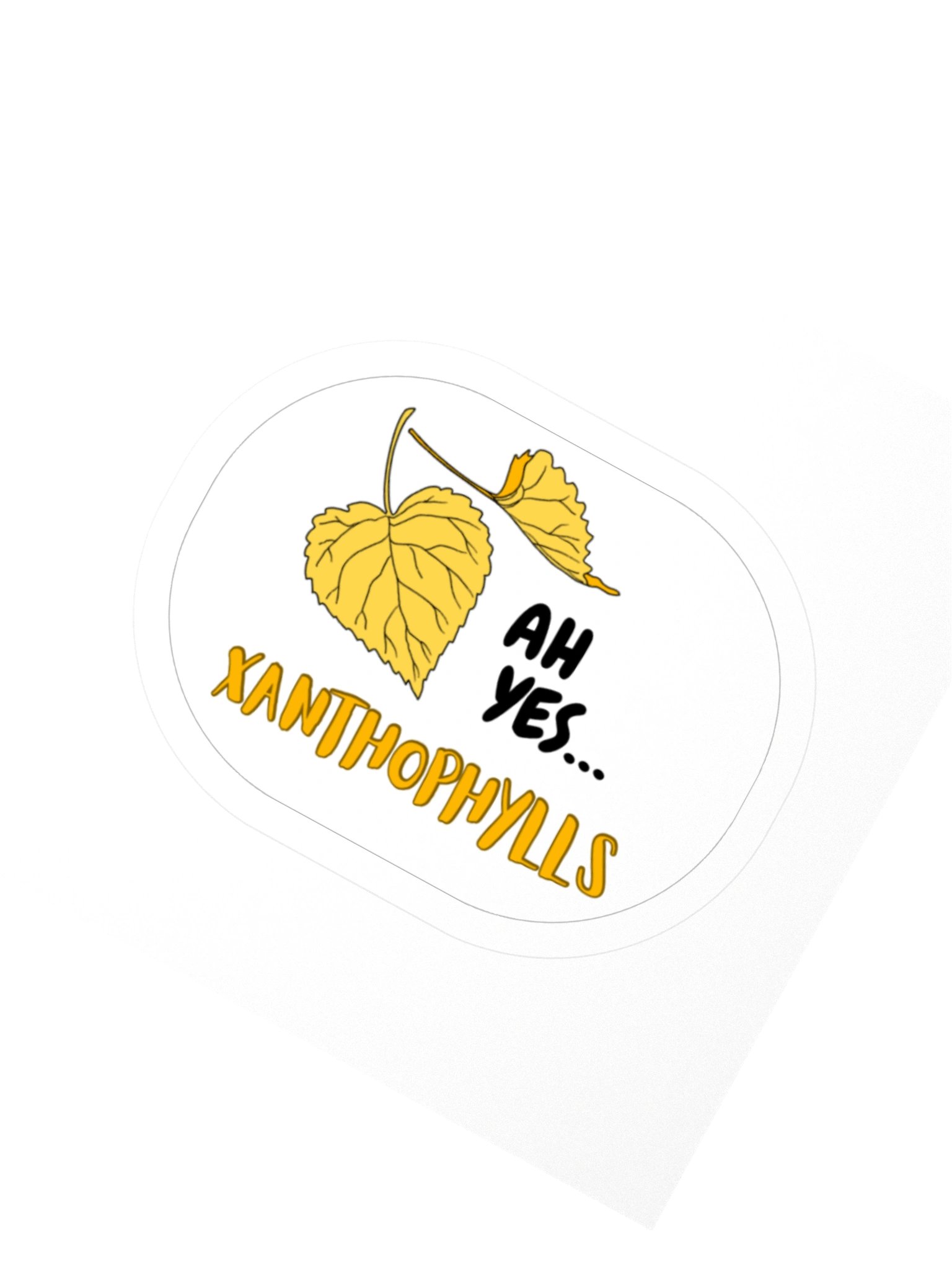 Ah Yes... Xanthophylls Sticker product image (2)