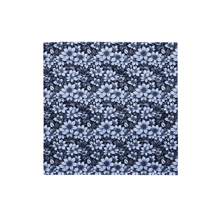 Indigo Flowers Bandana product image (1)