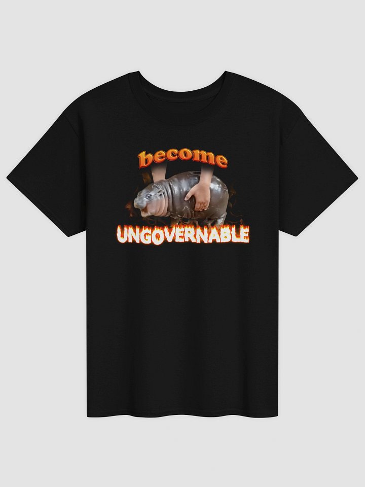 Moo Deng "Become Ungovernable" T-shirt product image (17)