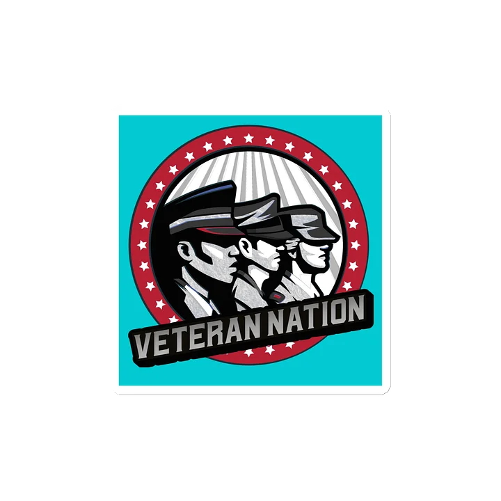 Veteran Nation Teal Magnet product image (2)