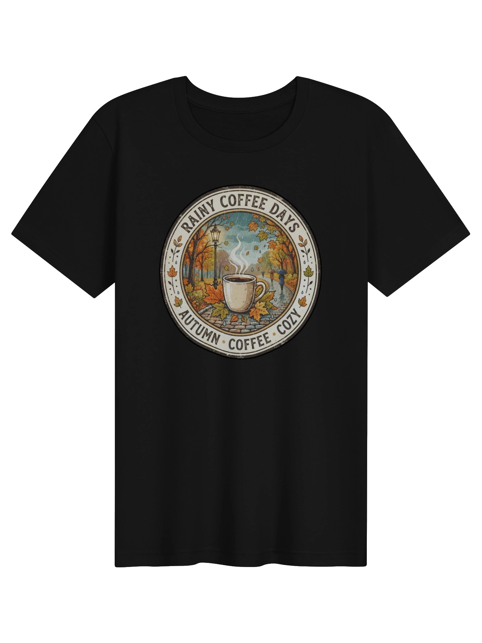 Rainy Autumn Coffee – Women’s T-Shirt product image (7)