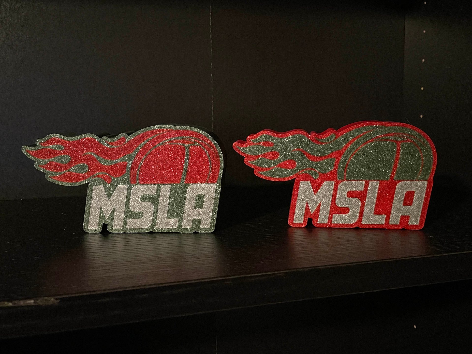 MSLA Racing Logo Lightbox - Christmas Red, Small product image (3)
