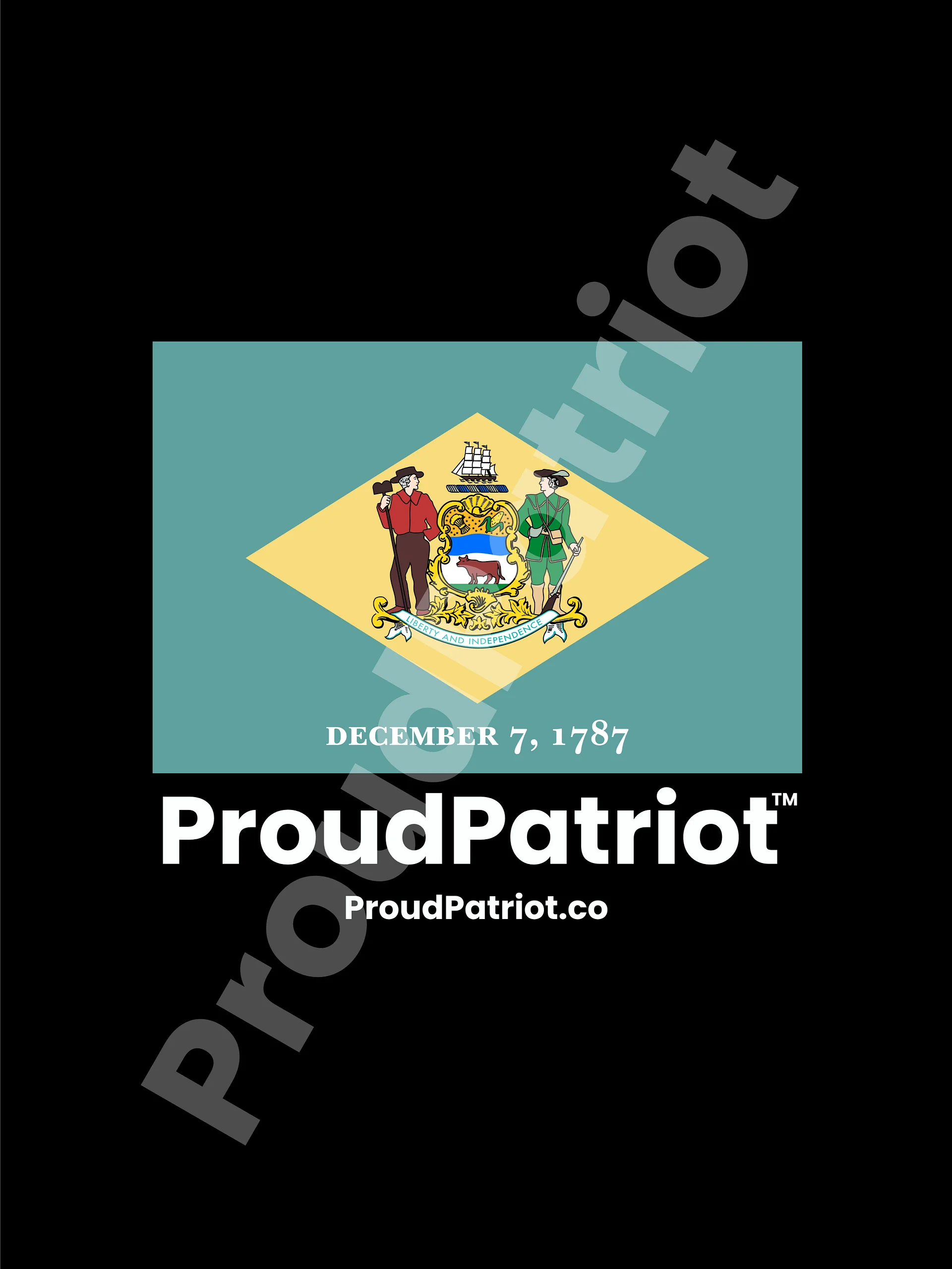 Delaware Proud Screensaver Dark Mode product image (1)