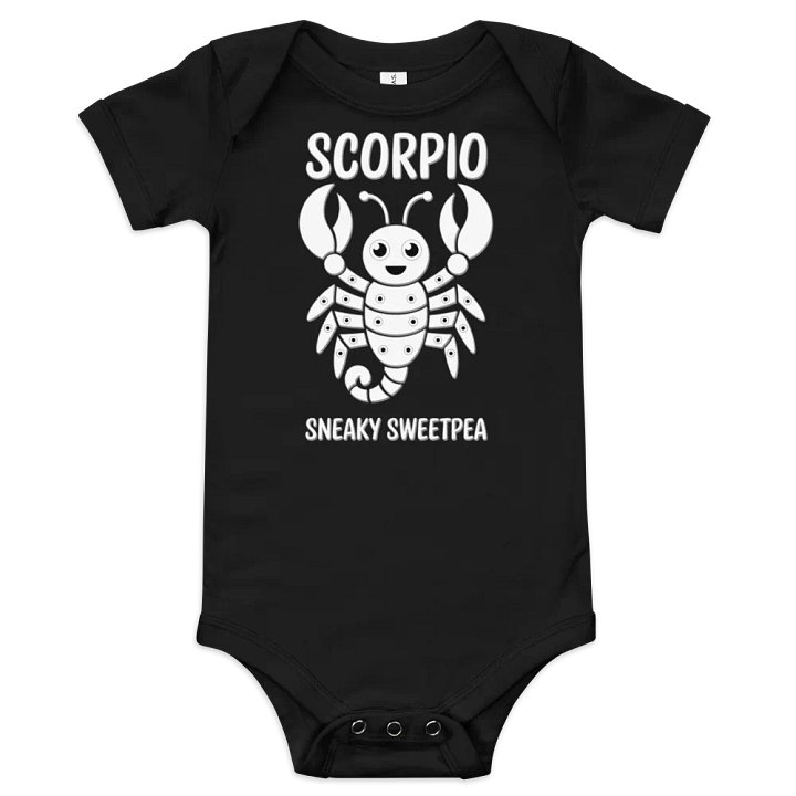 Sneaky Sweetpea Scorpion Baby Onesie product image (1)