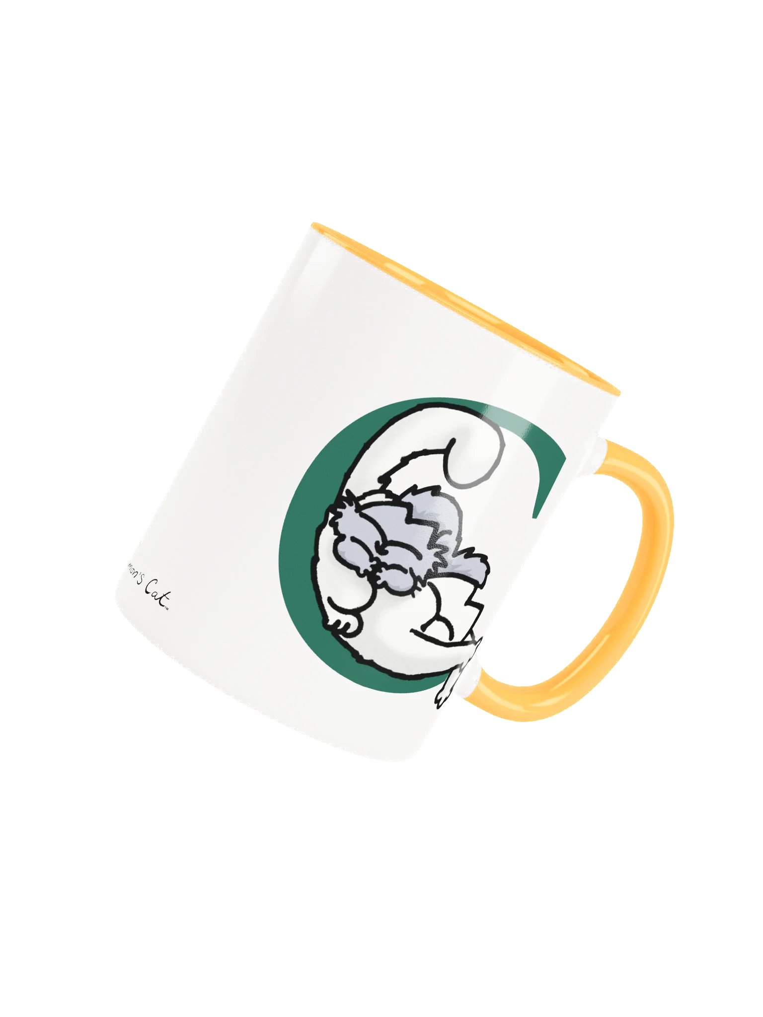 Cat Monogram Mug - C product image (4)