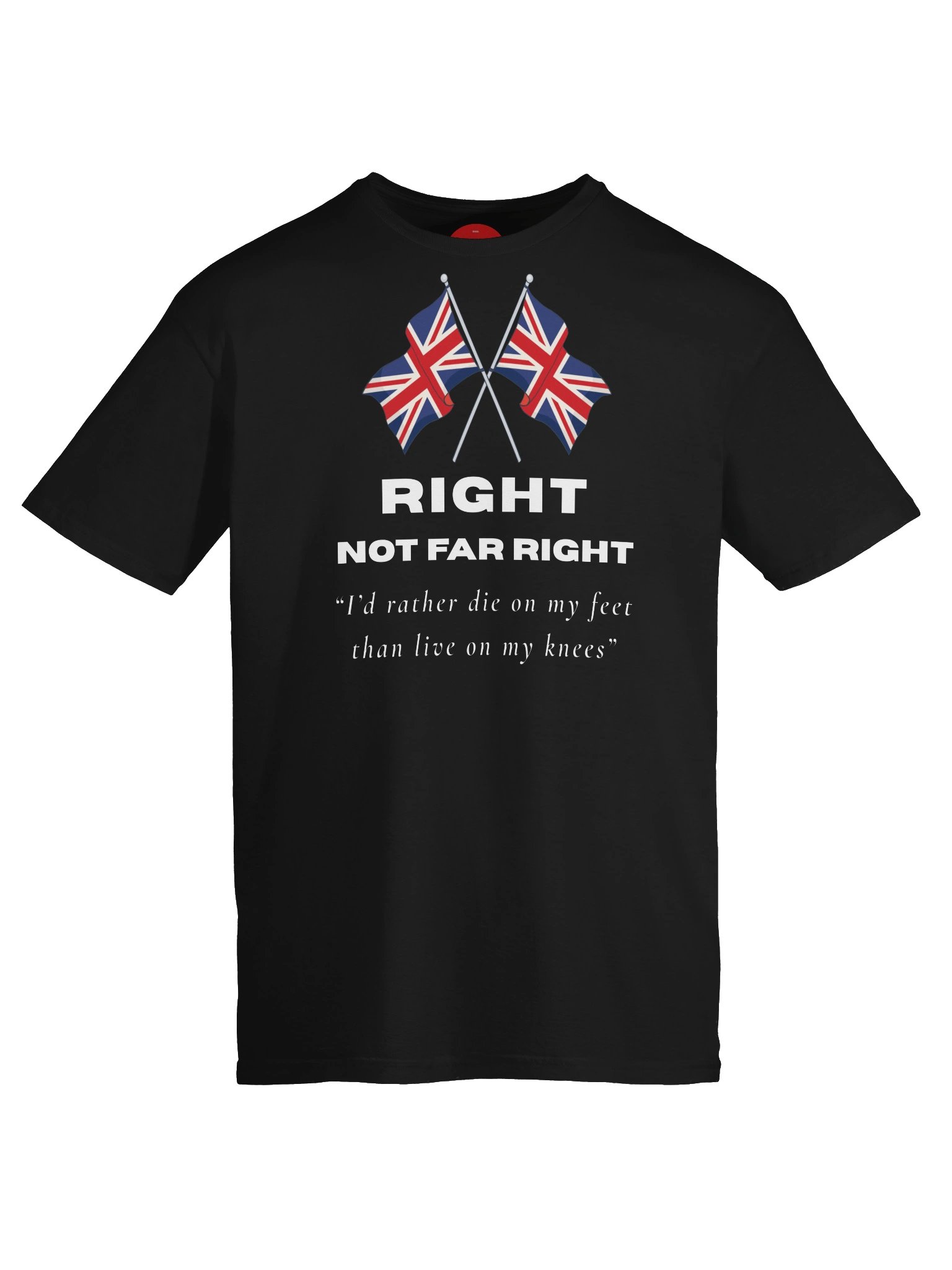 Right Not Far Right Union Jack Tee product image (4)