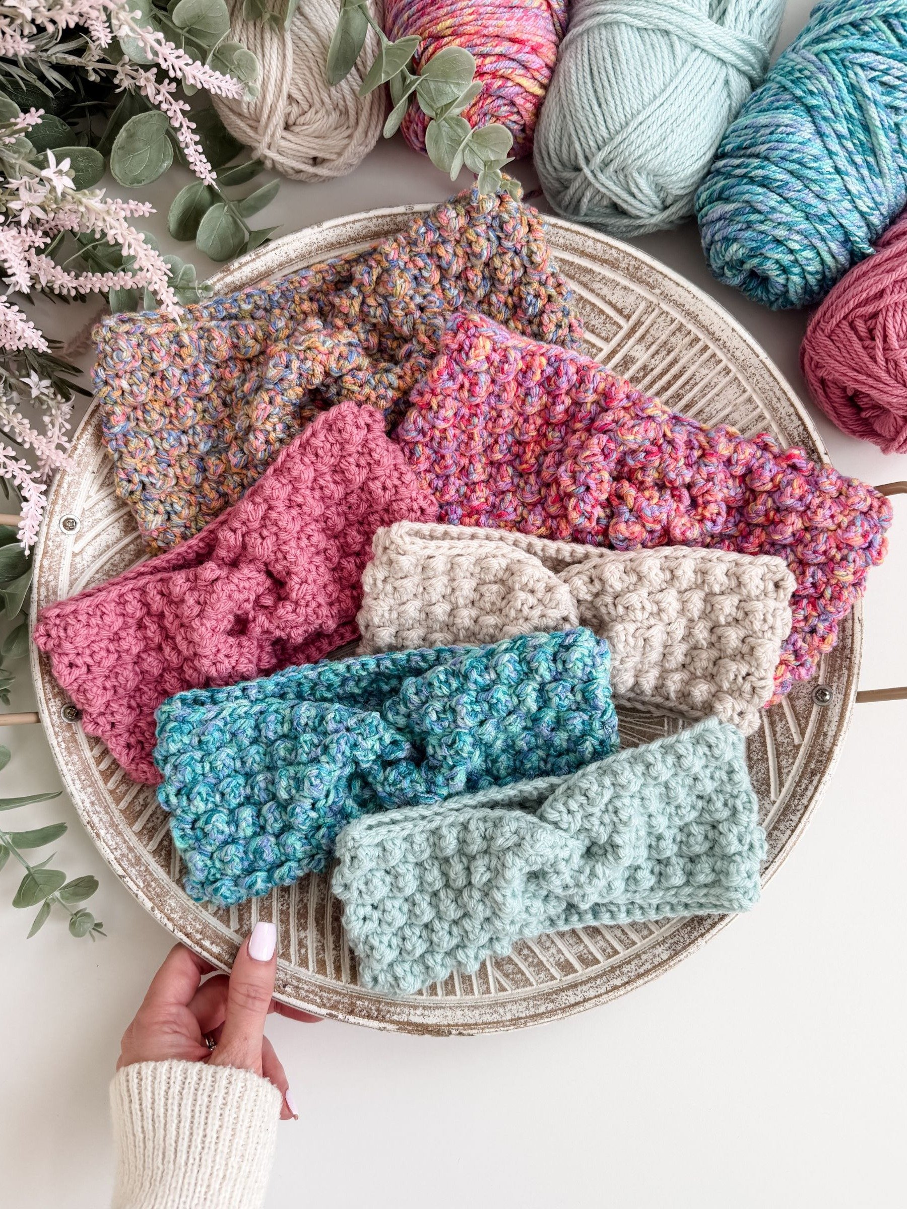 Winterberry Ear Warmer Crochet Pattern product image (7)