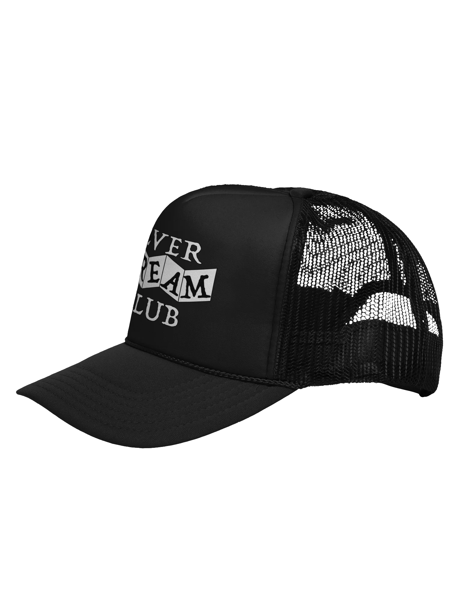 Silver Scream Club Trucker Hat Black product image (3)