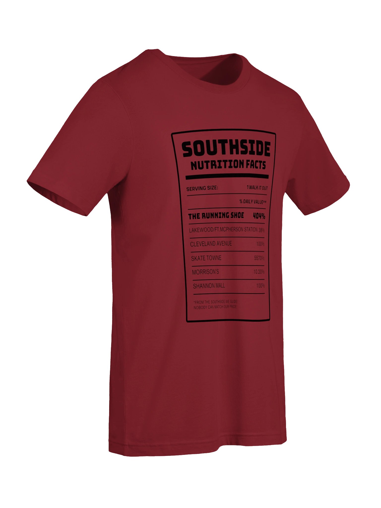 Southside Atlanta Nutrition Facts T-Shirt product image (7)
