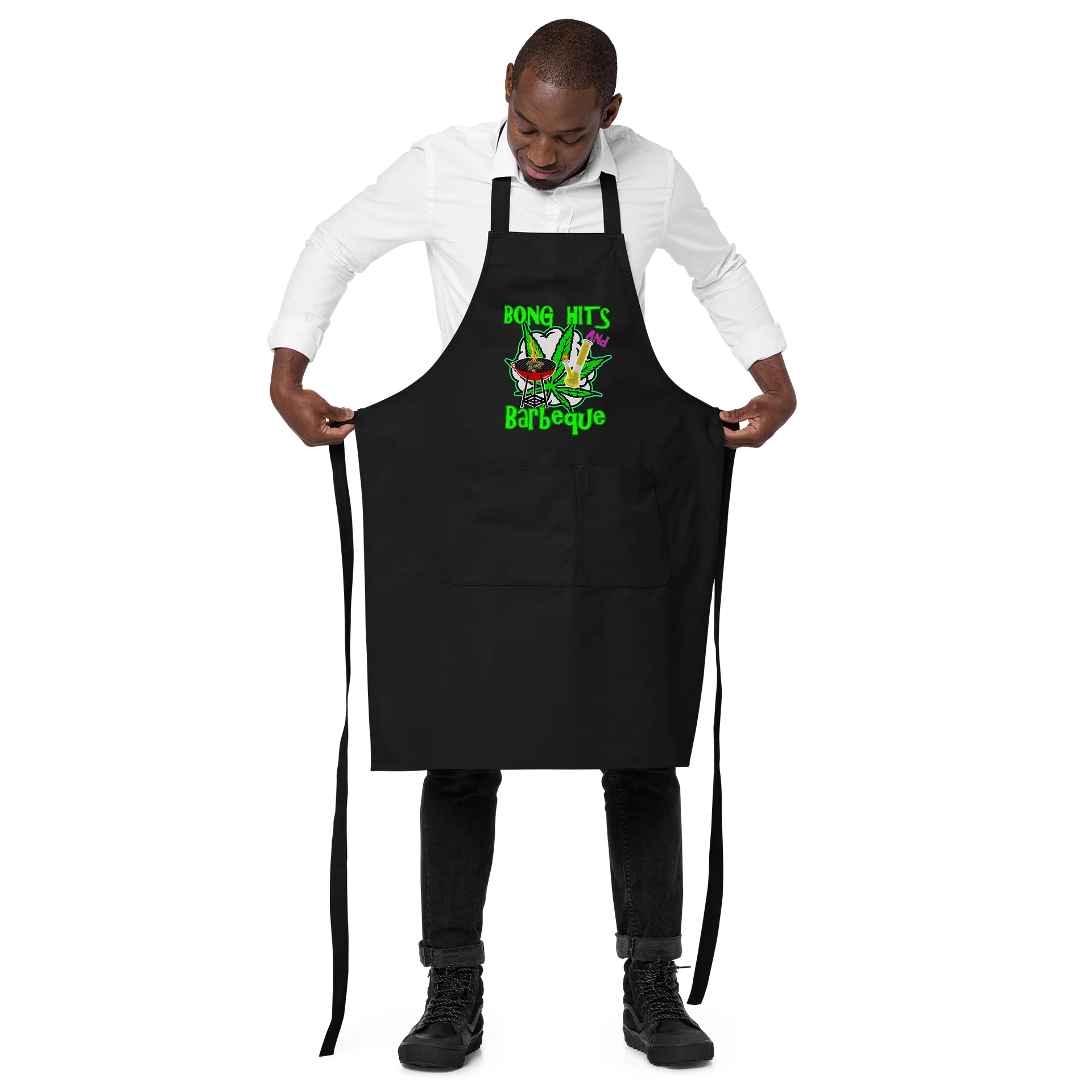 Bong Hits and Barbeque Apron product image (5)