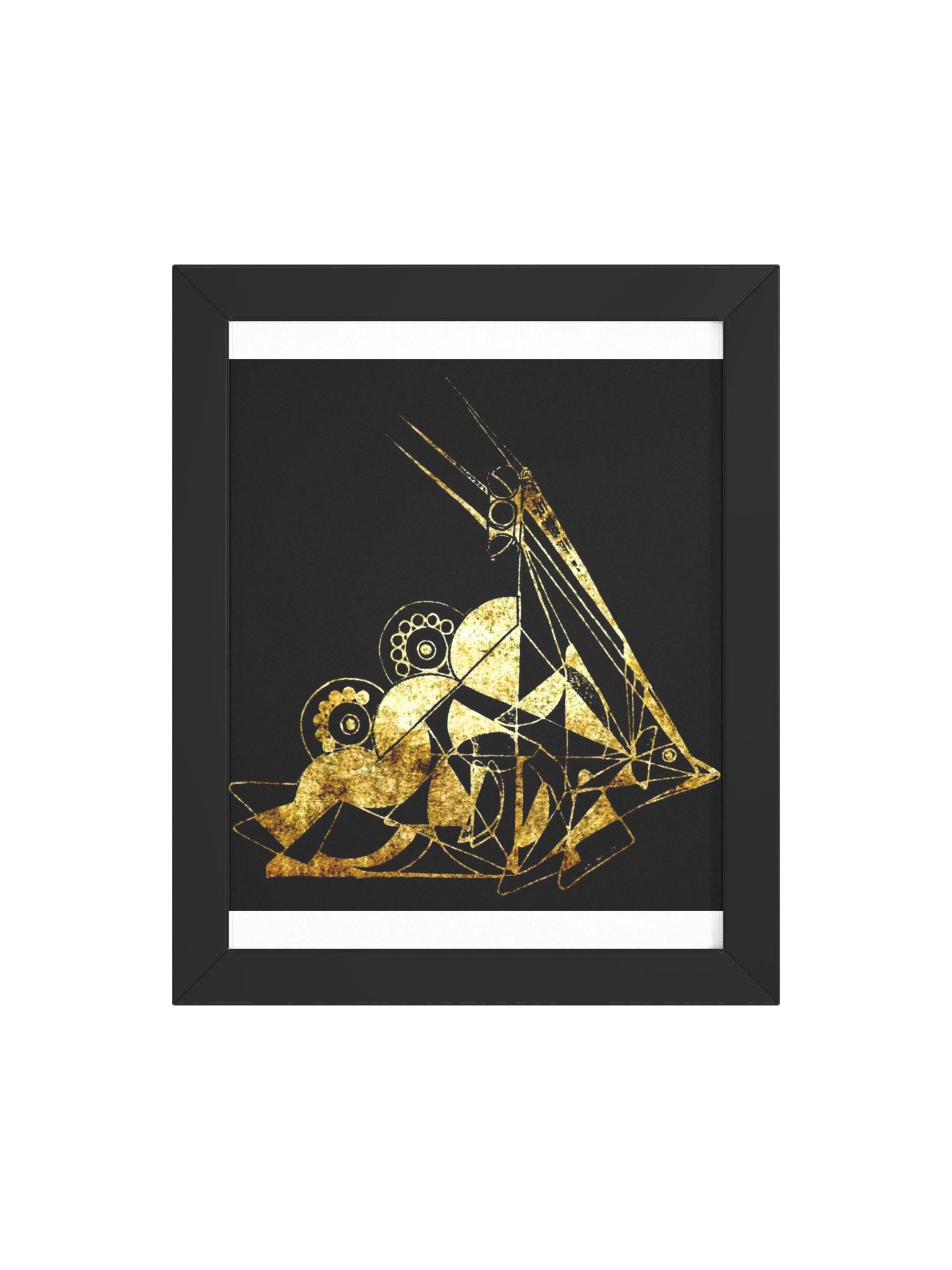 Creatures of the Abyss – Gold Edition – Framed Print product image (4)