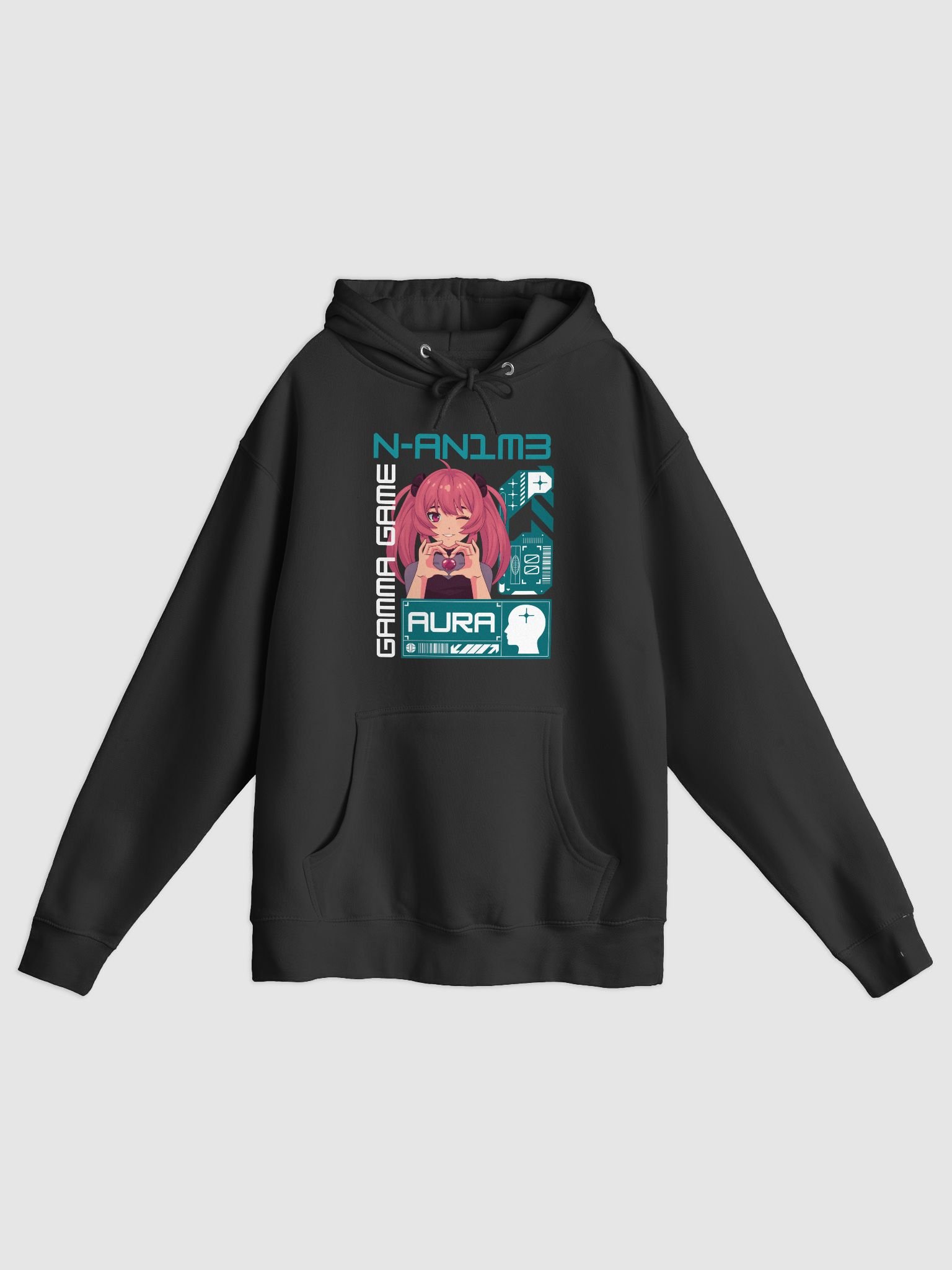AURA Anime-Style Unisex Hoodie product image (3)
