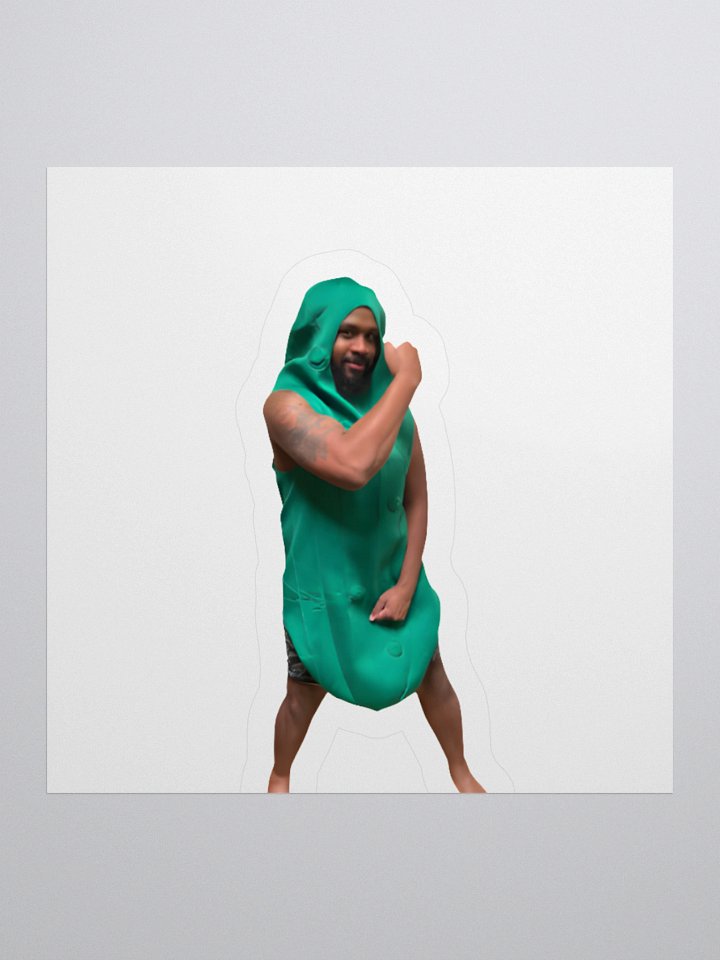 Dill-ightful Pickle Kiss Cut Stickers product image (1)