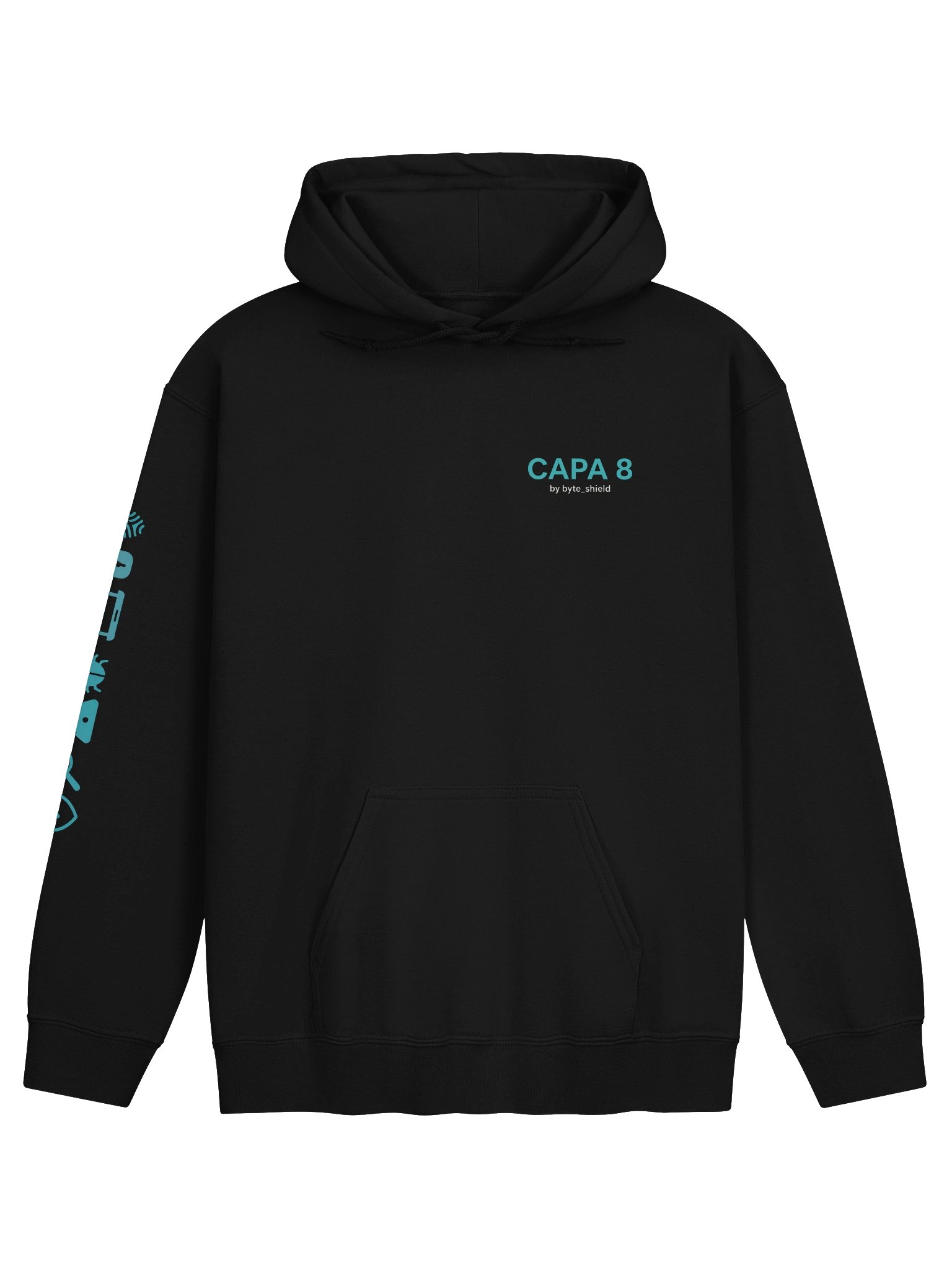 CAPA 8 Turquoise Cyber Hoodie product image (1)