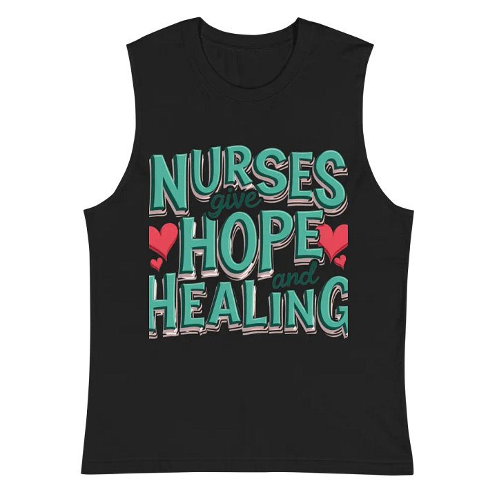 Hope & Healing Nurses Muscle Tank product image (3)