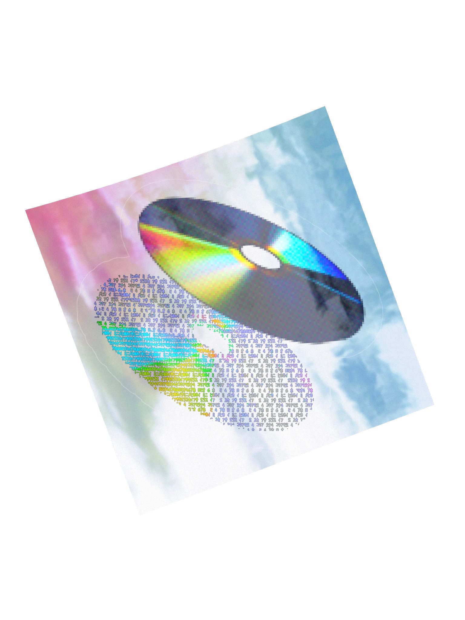 Retro Holographic CD (Sticker) product image (15)
