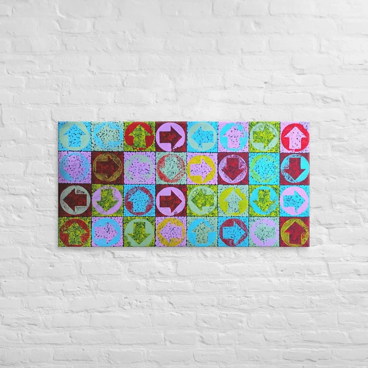Mapping Heaven #2 (2001) on canvas (24" x 48") product image (2)