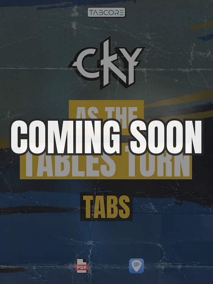 CKY - As The Tables Turn - Guitar Tabs (COMING SOON) product image (1)