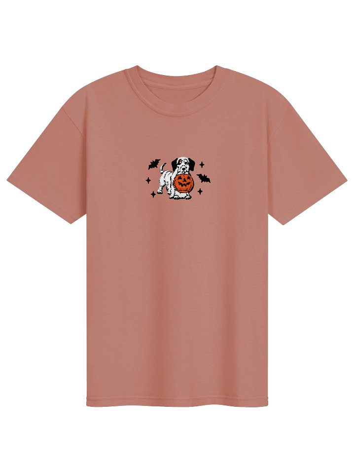 Halloween Dachshund(Pied, Black) Embroidered T-Shirt product image (25)