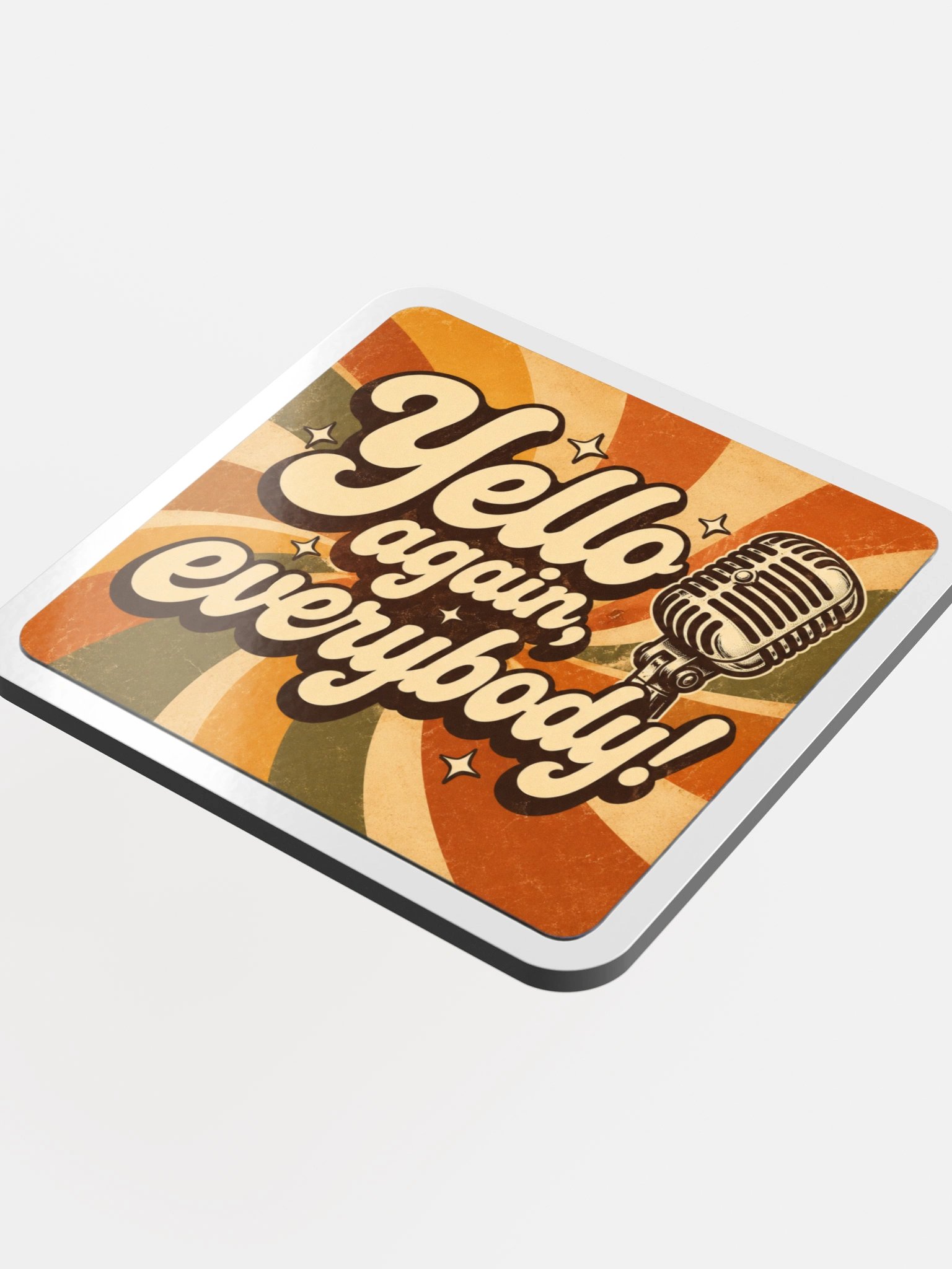 Lance Russell "Yello again, everybody!" Cup Coaster product image (4)