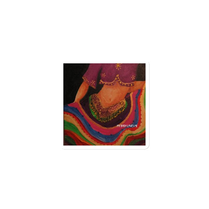 My Body Loves Me- Belly Dancer Magnet product image (1)