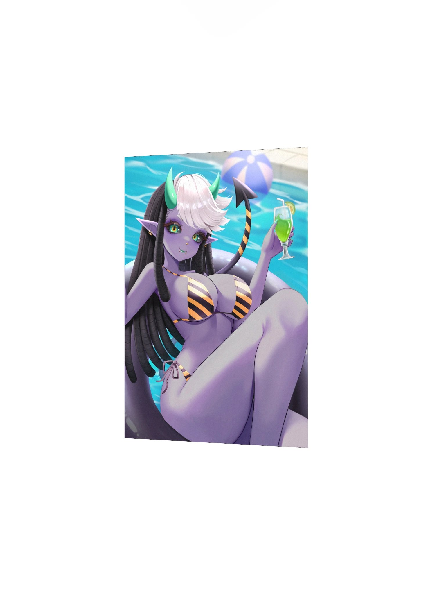 "Poolside Fun" Kimical Poster product image (2)