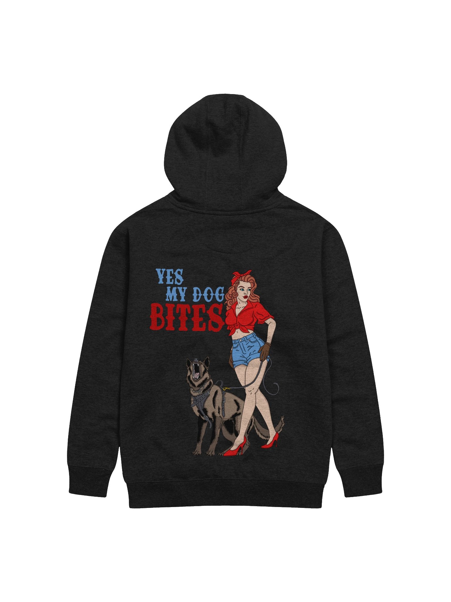 Yes My Dog Bites - Pinup Handler Hoodie product image (1)