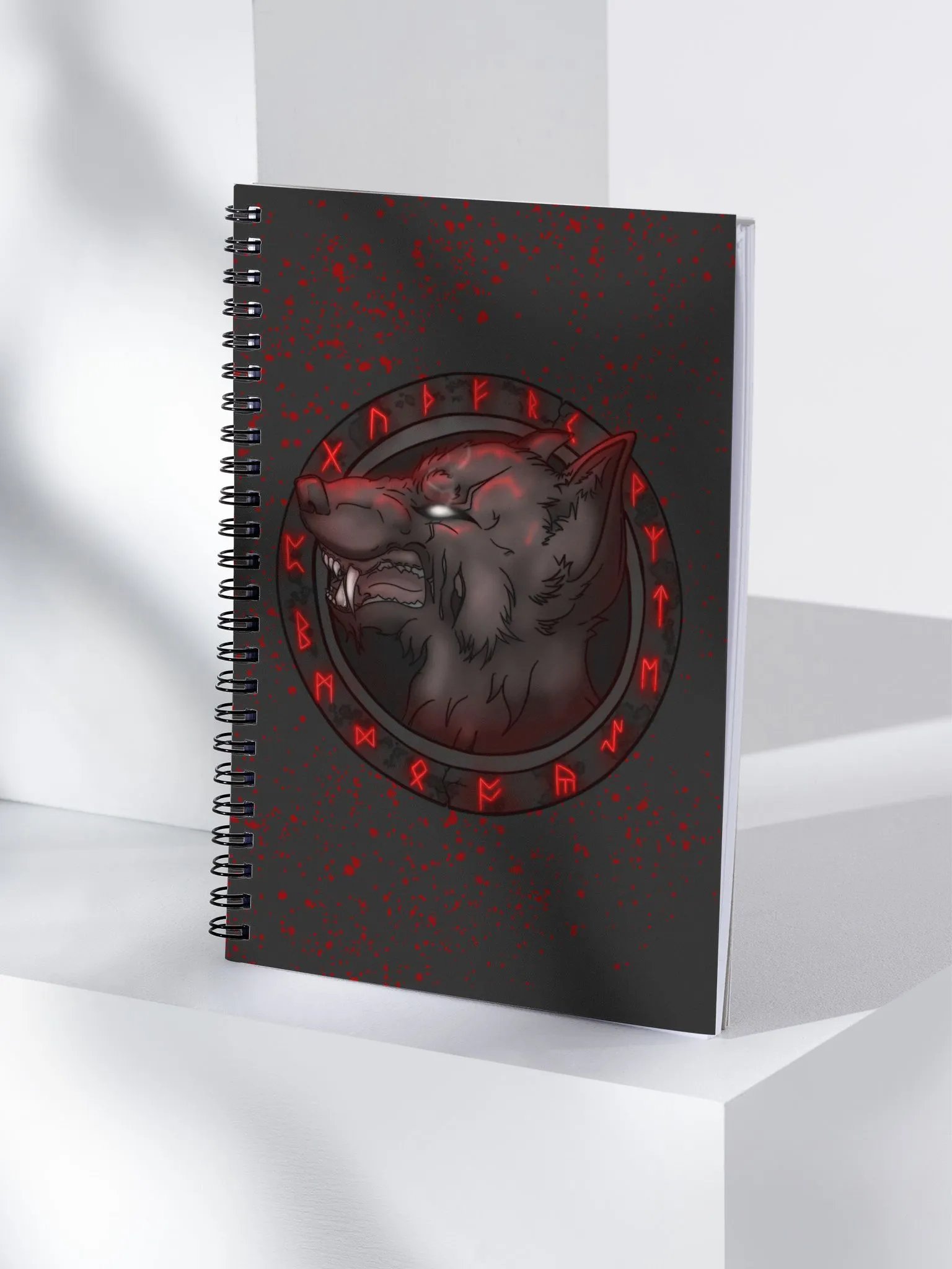Runic Wolf Notebook product image (4)