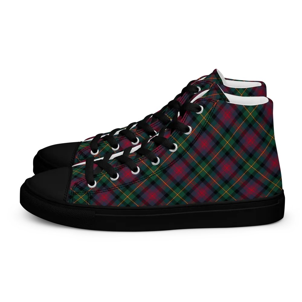 Logan Tartan Men's High Top Shoes product image (4)