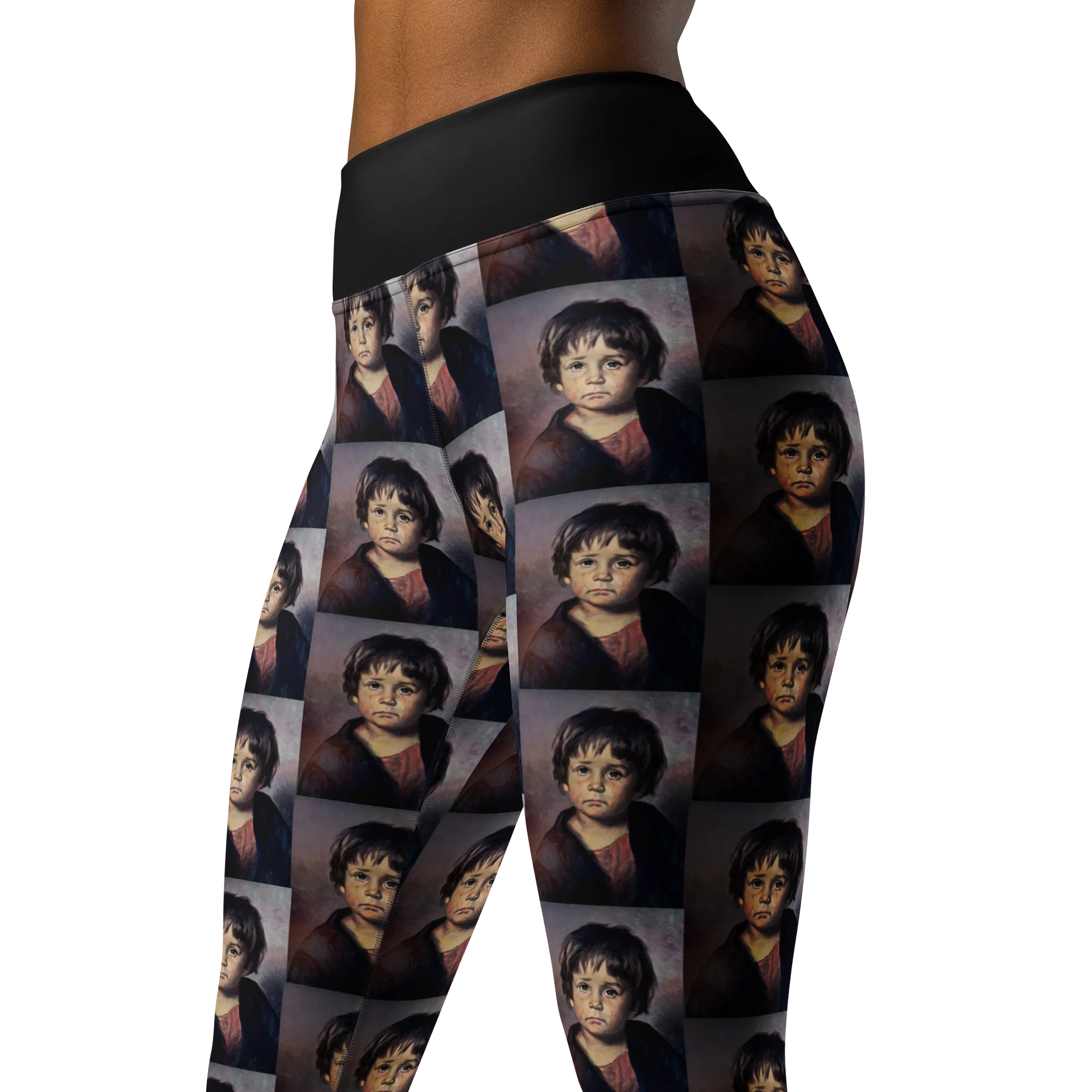 Crybaby Portrait Mosaic Yoga Tights product image (3)