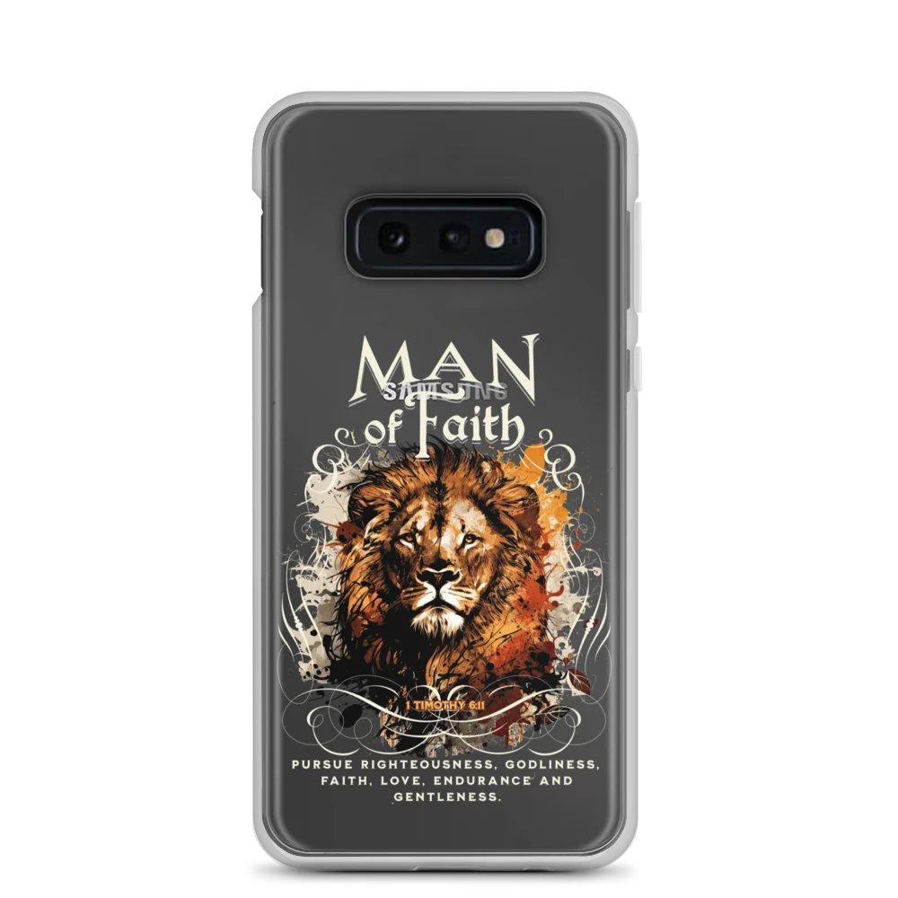 Man of Faith Samsung® Clear Case product image (3)