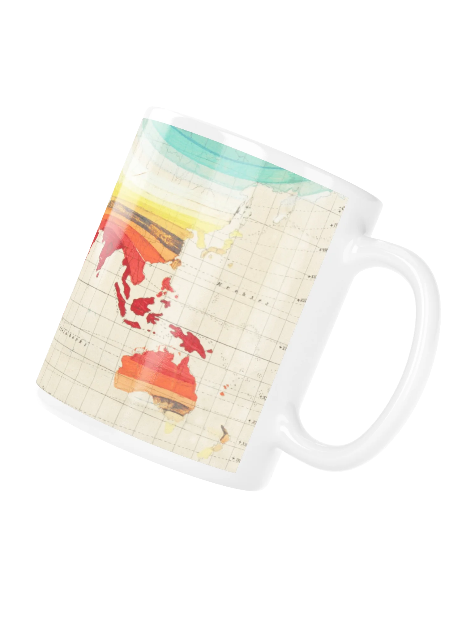 Vintage World Glossy Mug product image (4)