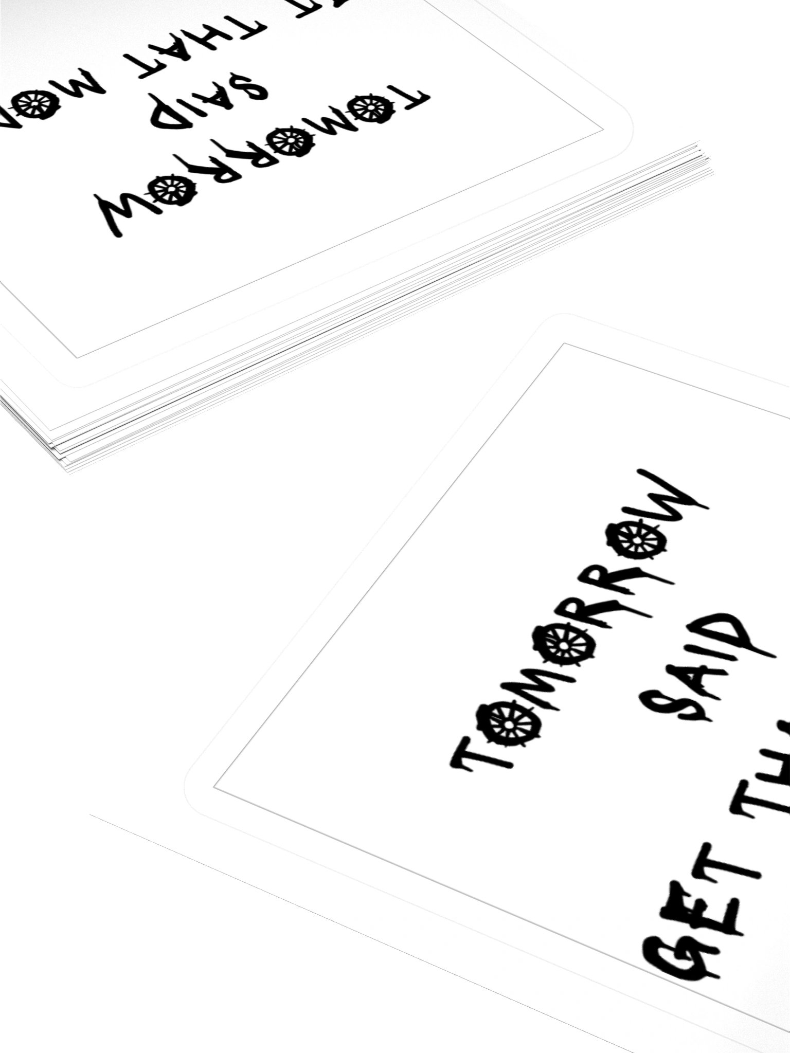 "Tomorrow Said" Sticker product image (4)