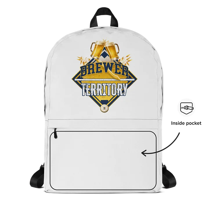 White Backpack product image (2)