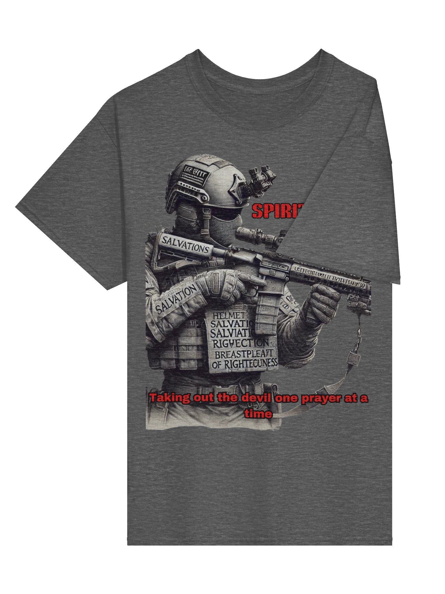 Spiritual Sniper Christian Faith Apparel Taking Out the Devil One Prayer at a Time Kingdom Warrior Design product image (20)