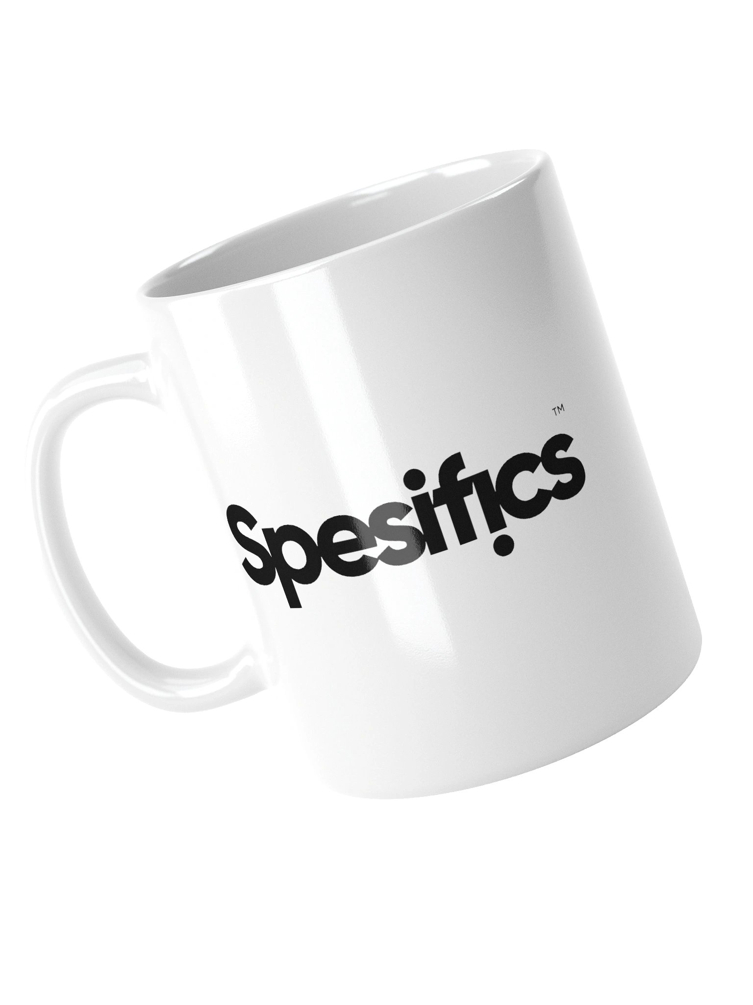 Spesifics Logo White Glossy Mug product image (1)