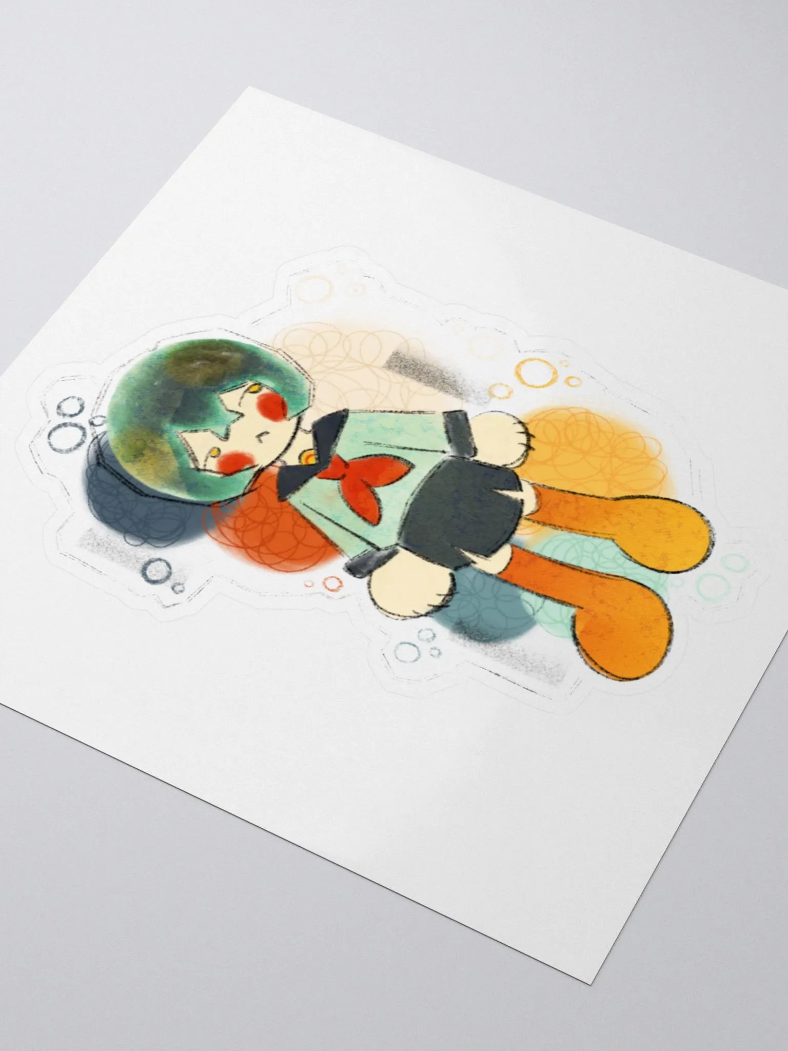 Sea Student Chibi Sticker product image (3)