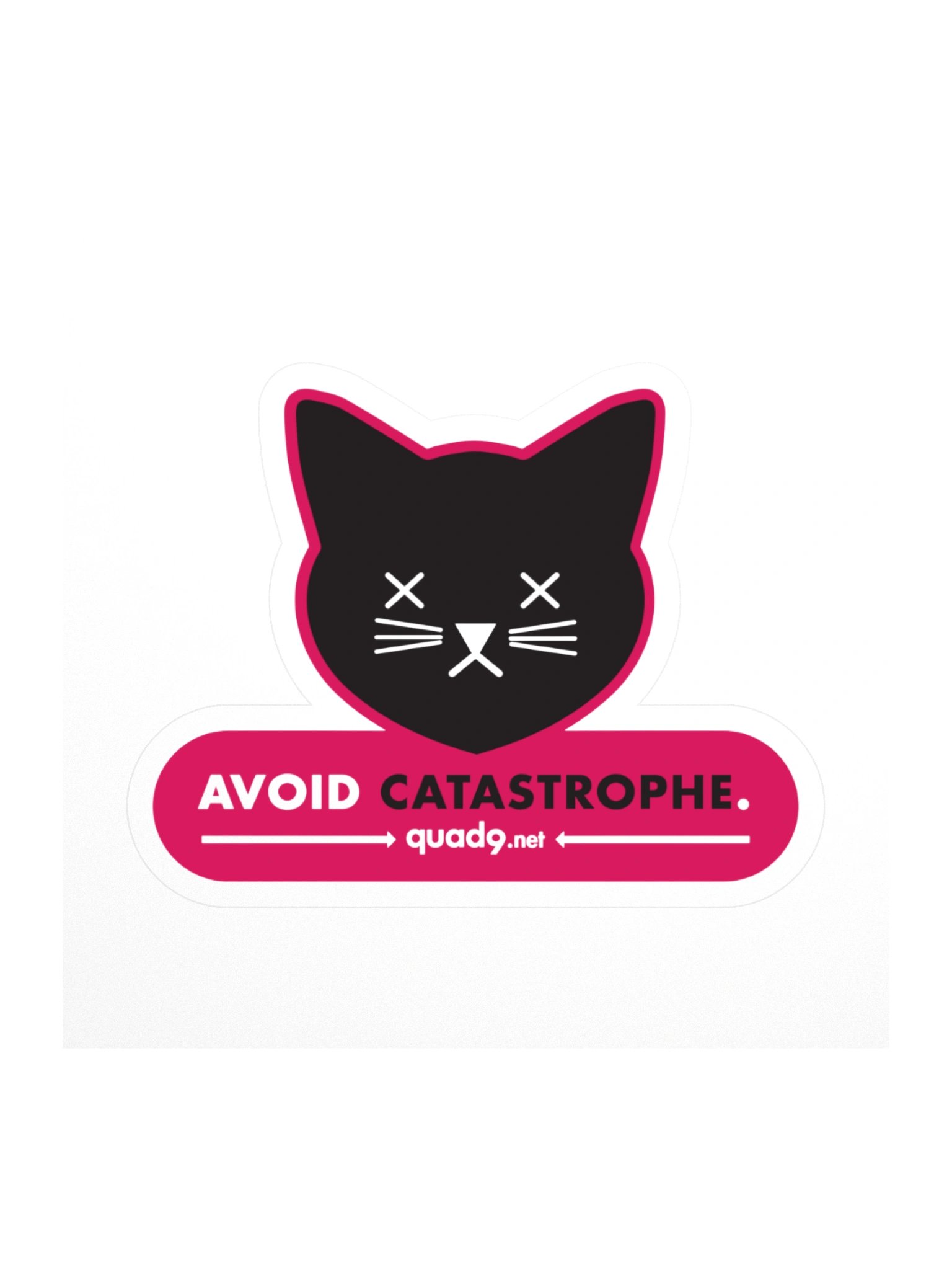 "Avoid Catastrophe" Sticker product image (1)