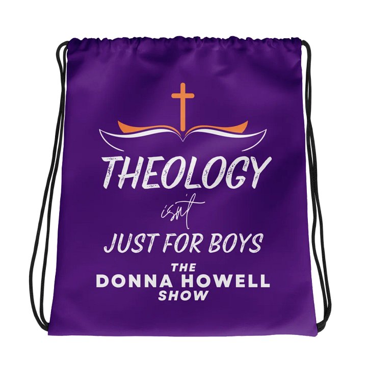 Theology Isn't Just for Boys Drawstring Bag product image (1)