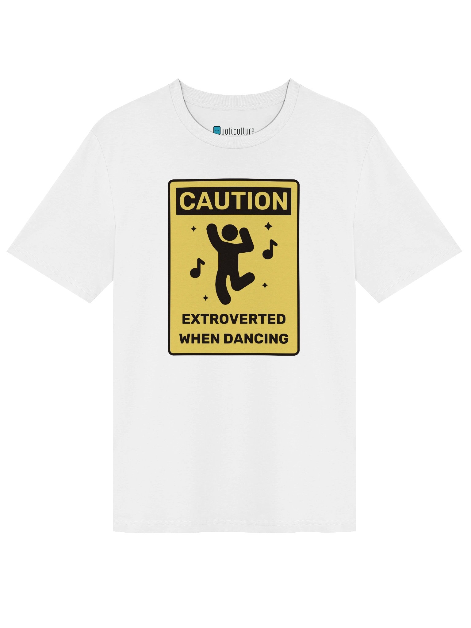 Extroverted When Dancing Unisex Organic Cotton T-Shirt product image (1)