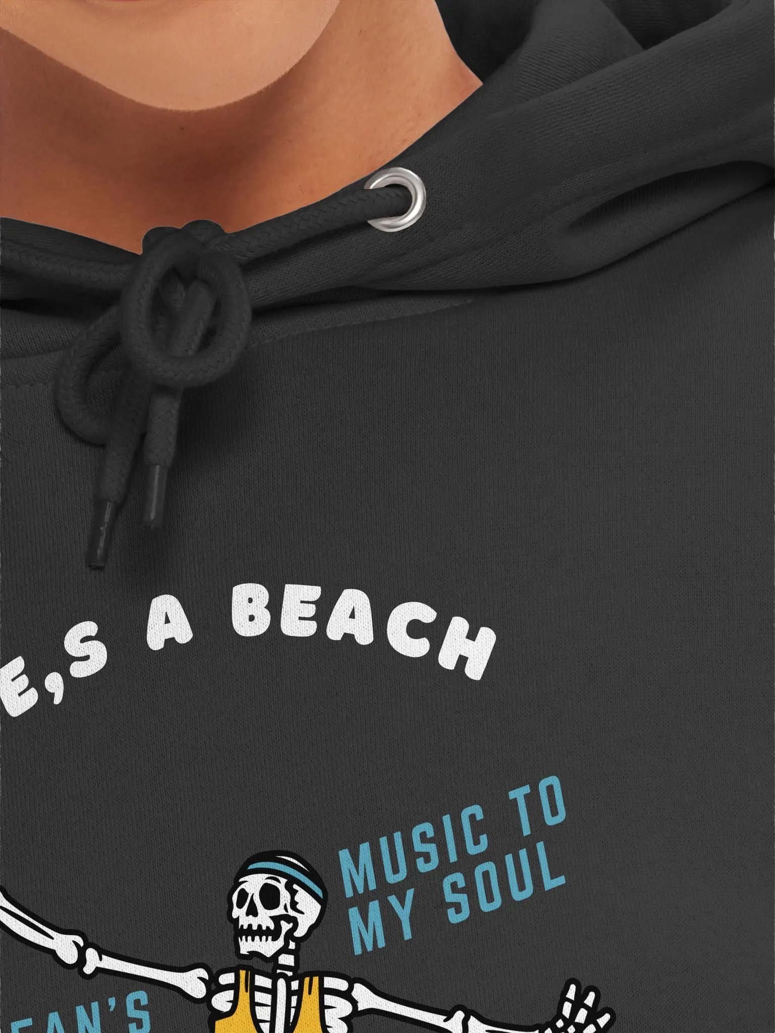 Surfing Skeleton Unisex Hoodie product image (7)