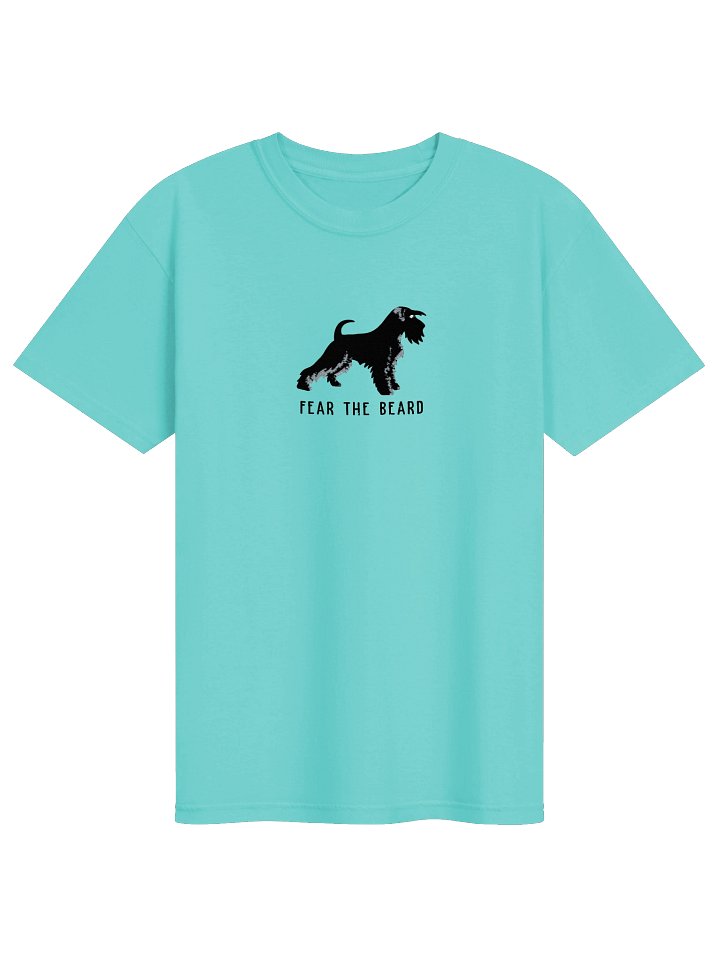 Fear the Beard T-Shirt(Embroidered) of a Miniature Schnauzer(Black) product image (33)