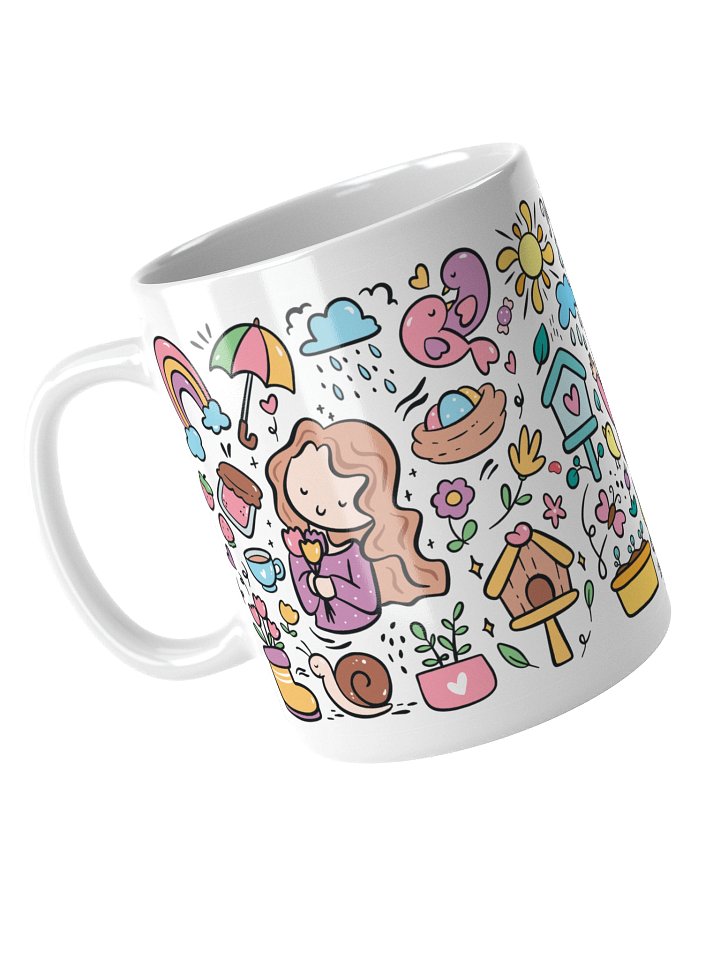 Spring Delight White Glossy Mug product image (2)